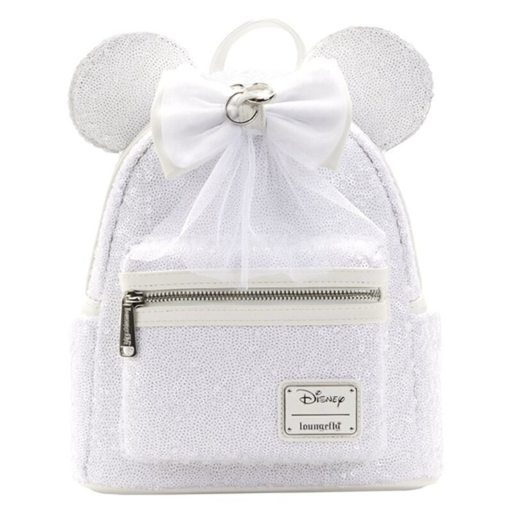 Loungefly Minnie Mouse bride backpack